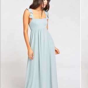 Show Me Your Mumu Silver Sage Bridesmaid Dress